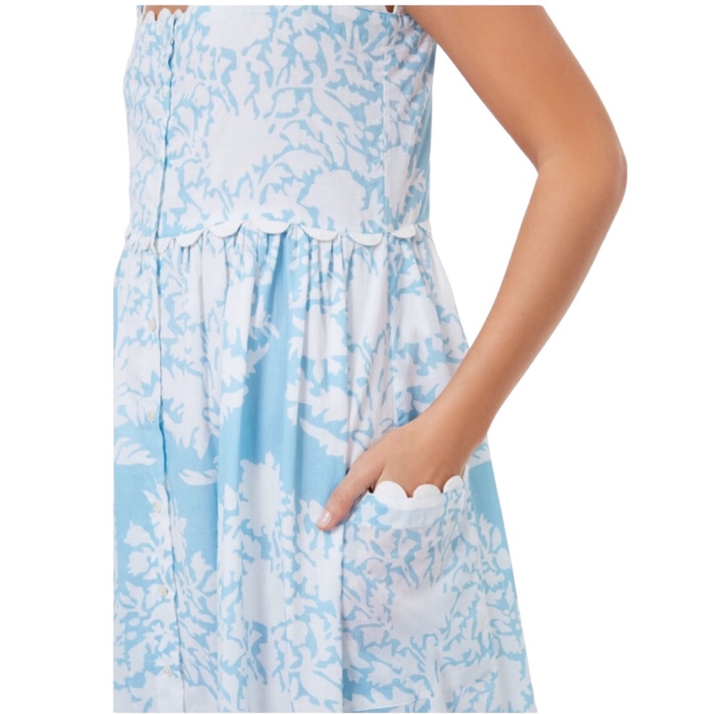 Juliet Dunn X Tuckernuck Palladio Ric Rac Midi Dress. M. Nwt. — image 5 of 7